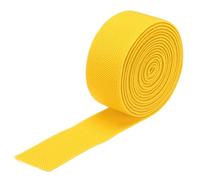 sourcing map Large bande élastique tissée double face 3 cm - 1,8 m - Jaune - Pour couture