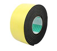 sourcing map Largeur 80mm auto-adhésif simple face ruban mousse mousse antichoc 2 mètres longueur