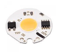 sourcing map LED Ampoule 110V 12W Chaud Blanc 3000-3200K Pilote Gratuit Haute Puissance Projecteur Lampe Module Aluminium Tableau