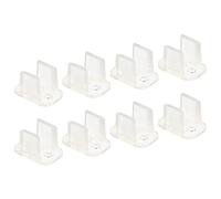 sourcing map LED Néon Montage Clips, Fixation Pinces Support Apte 6mm Silicone LED Néon Flex Bande Eclairage, Paquet de 40