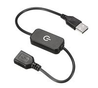 sourcing map LED Tactile En Ligne Gradateur 5V 3A USB Cordon Tactile Commutateur Contrôleur pour Simple Couleur Émetteur Diode Bande luminaire, Noir