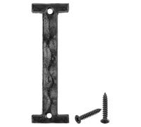 sourcing map Lettre d'adresse de maison, 14 cm, lettres murales vintage en fonte pour maison, rue, bureau, boîte aux lettres, noir