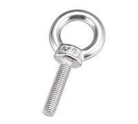 sourcing map Levage Anneau Boulon M8 x 35mm Mâle Fil 304 Inox Acier pour Suspendu Paquet de 2