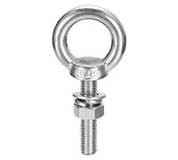 sourcing map Levage Œil Boulon, 1 Ensemble M8x40mm Œil Boulon avec Écrou Rondelle 304 Inox Acier Épaulement Levage Anneau Œil Boulon pour accrochage Article