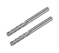 Sourcing Map Limes rotatives en carbure de tungstène, 1/8" x 1/8" Cylinder Shape Head,2pcs