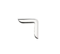 sourcing map Livre Coin Protecteur Bord Couverture Garde Ton Argent 15 x 15 x 3mm 30Pcs