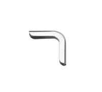 sourcing map Livre Coin Protecteurs Bord Garde Ton Argent 16 x 16 x 3mm 100Pcs