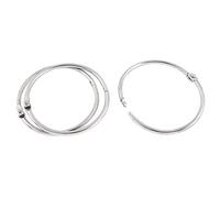 sourcing map Livre en métal Charnière feuilles de classeur à anneau 50 mm Diamètre intérieur 3