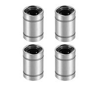 sourcing map LM5UU Linéaire Roulement à Billes 5mm Alésage 10mm Diamètre Externe 15mm Longueur pour CNC Machine 3D Imprimante 4pcs