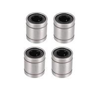 sourcing map LM8SUU Linéaire Roulement à Billes 8mm Alésage 15mm Diamètre Externe 17mm Longueur pour CNC Machine 3D Imprimante 4pcs