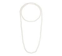 sourcing map Long collier de perles, fausses perles pour femme, style garçonne vintage années 1920, collier de perles longues superposées, 59, Verre, Pas de gemme