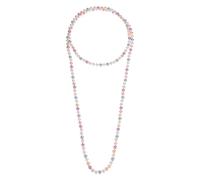 sourcing map Long collier de perles, fausses perles pour femme, style garçonne vintage années 1920, collier de perles longues superposées, 59, Verre, Pas de gemme