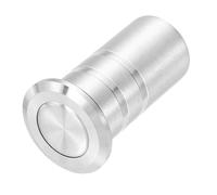 sourcing map Loquet de porte anti-poussière de 15 mm, en acier inoxydable 304 anti-poussière, inserts de verrouillage coulissants de sécurité, accessoires de verrouillage à barillet pour loquet