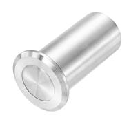 sourcing map Loquet de porte anti-poussière de 20 mm en acier inoxydable 304 anti-poussière pour verrou coulissant de sécurité, accessoires de verrouillage à barillet pour loquet intérieur et