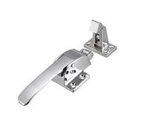 Poignée en métal pour réfrigérateur SOURCING MAP Loquet poignée verrouillage pour porte de congélateur réglable à ressort Marche