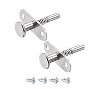 Sourcing map Loquets à piston en acier inoxydable à ressort 6 mm de diamètre Diamètre tête 6 mm Ressort 60 mm de longueur