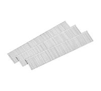 sourcing map Lot de 1 000 clous de finition droits de calibre 18, 1,9 cm de long, clous en acier au carbone galvanisé pour le travail du bois, la construction, argenté