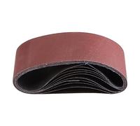 sourcing map Lot de 10 bandes abrasives de 76 x 457 mm - Grain 320 - En oxyde d'aluminium - Pour ponçage, polissage, peinture sur bois, métal