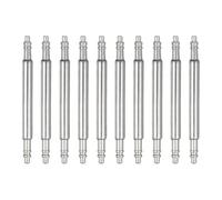 sourcing map Lot de 10 barrettes à ressort à dégagement rapide 14 mm de largeur 1,5 mm de diamètre pour bracelet de montre