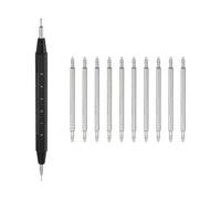 sourcing map Lot de 10 barrettes à ressort à dégagement rapide - 21 mm de largeur et 1,5 mm de diamètre - Pour bracelet de montre - Avec outil de démontage
