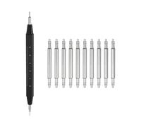 sourcing map Lot de 10 barrettes à ressort à dégagement rapide - Largeur : 14 mm - Diamètre : 1,5 mm - Pour bracelet de montre - Avec outil de démontage
