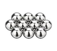 sourcing map Lot de 10 billes de roulement de 1,27 cm, en acier inoxydable 440C, boules de précision G10 pour roulements, vélos, roulettes, pièces automobiles et bricolage (poli miroir)