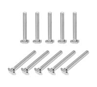 sourcing map Lot de 10 boulons en T M8 x 60 mm en acier inoxydable 304 en forme de T pour profil en aluminium standard série 4040