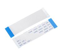 sourcing map Lot de 10 câbles plats flexibles, 60 mm, pas de 1 mm, 15 broches FPC FFC pour TV LCD, lecteur DVD audio de voiture (type B)