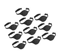 sourcing map Lot de 10 ceintures de micro pour microphone de fitness, sac de ceinture réglable pour instructeurs, théâtre, enseignants, haut-parleurs, noir