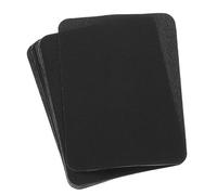 sourcing map Lot de 10 écussons thermocollants pour réparation de tissus de vêtements, pantalons, sacs - 12,4 x 9,4 cm - Noir