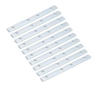 sourcing map Lot de 10 équerres de connexion intérieure droite 2020, pour profil d'extrusion en aluminium à fente en T de 6 mm, 17,8 cm M5 argenté
