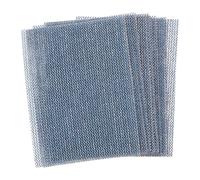 sourcing map Lot de 10 feuilles abrasives en maille grain 80, 7,6 x 10,2 cm, papier abrasif en céramique humide et sec, sans poussière, pour le travail du bois, le polissage et le meulage du métal