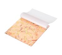 sourcing map Lot de 10 feuilles de feuilles dorées, 14 x 14 cm, imitation feuille d'or panachée pour travaux manuels, cadres photo, ongles et décoration artistique, bronze corail