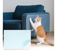 sourcing map Lot de 10 feuilles de protection anti-rayures pour meubles - 43,2 x 30,5 cm - Adhésif double face contre les griffes de chat - Protection transparente contre les griffures des chats pour