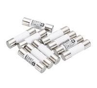 sourcing map Lot de 10 fusibles à fusion rapide 380 V 6 A en céramique pour micro-ondes Type F 10 x 38 mm