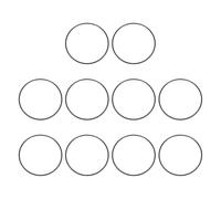 sourcing map Lot de 10 joints toriques AS-246, joints toriques EPDM de 11,4 cm de diamètre intérieur, 18,3 cm de diamètre extérieur, 0,3 cm de large, rondelles d'étanchéité en caoutchouc pour joints