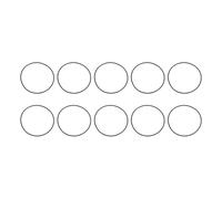 sourcing map Lot de 10 joints toriques en caoutchouc nitrile 68 mm OD 64 mm ID 2 mm de largeur métrique Buna-N NBR Joint d'étanchéité d'étanchéité de plomberie Joints toriques pour réparation de