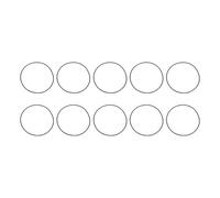 sourcing map Lot de 10 joints toriques en caoutchouc nitrile 82 mm OD 78 mm ID 2 mm de largeur métrique Buna-N NBR Joint d'étanchéité d'étanchéité de plomberie Joints toriques pour réparation de
