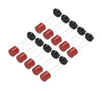 sourcing map Lot de 10 micro-fusibles cylindriques ronds miniatures avec porte-fusible pour pièces électroniques PCB LCD réparation T-3,15 A 3,15 A 250 V, rouge
