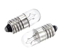 sourcing map Lot de 10 mini ampoules miniatures E10 DC 24 V 0,2 A lumière jaune chaud