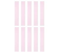 sourcing map Lot de 10 règles droites en plastique transparent de 15 cm avec ligne ondulée pour salles de classe, maison, bureau, rose