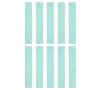 sourcing map Lot de 10 règles droites en plastique transparent de 15 cm avec ligne ondulée pour salles de classe, maison, bureau, vert