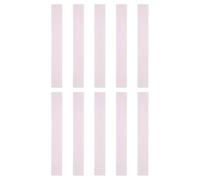 sourcing map Lot de 10 règles droites en plastique transparent de 20 cm avec ligne ondulée pour salles de classe, maison, bureau, rose