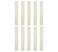 sourcing map Lot de 10 règles droites en plastique transparent de 20 cm avec ligne ondulée pour salles de classe, maison, bureau, jaune