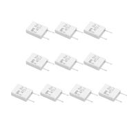 sourcing map Lot de 10 résistances en céramique 5 W 0,47 Ohm 5 % de tolérance bobinée non inductive en ciment résistances de puissance à flamme fixe pour carte de circuit imprimé, adaptateurs