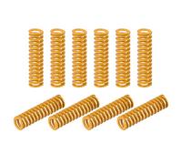 sourcing map Lot de 10 ressorts de compression pour imprimante 3D, 8 mm de diamètre extérieur et 30 mm de long, pour imprimante 3D, jaune