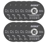 sourcing map Lot de 10 roues de coupe ultra fines 5,1 x 0,3 x 0,95 cm - Disques de coupe rotatifs pour acier inoxydable, fonte, cuivre, noir