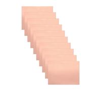 sourcing map Lot de 10 rubans adhésifs conducteurs en feuille de cuivre, 175 mm de large x 200 mm de long, 0,05 mm d'épaisseur, barrière de protection contre les limaces pour guitares en vitrail à