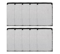 sourcing map Lot de 10 sacs filtrants en maille fine pour aquarium avec fermeture éclair - Réutilisables et polyvalents - 15,2 x 10,2 cm - Noirs - Pour aquarium/étang/charbon actif/anneaux en