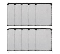 sourcing map Lot de 10 sacs filtrants pour aquarium, en maille fine avec fermeture éclair, réutilisables, polyvalents, 35,6 x 25,4 cm, noir, conçus pour aquarium/étang/charbon actif/anneaux en